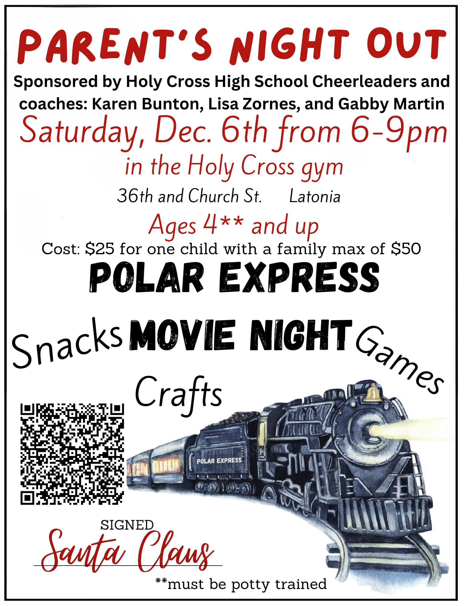 Copy Of Polar Express Invitation