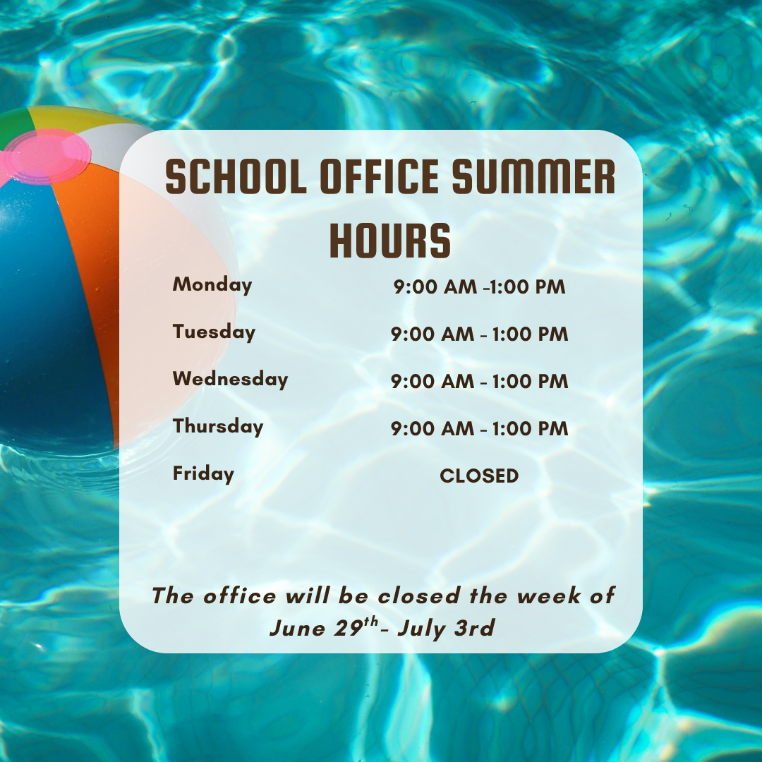 Office Summer Hours