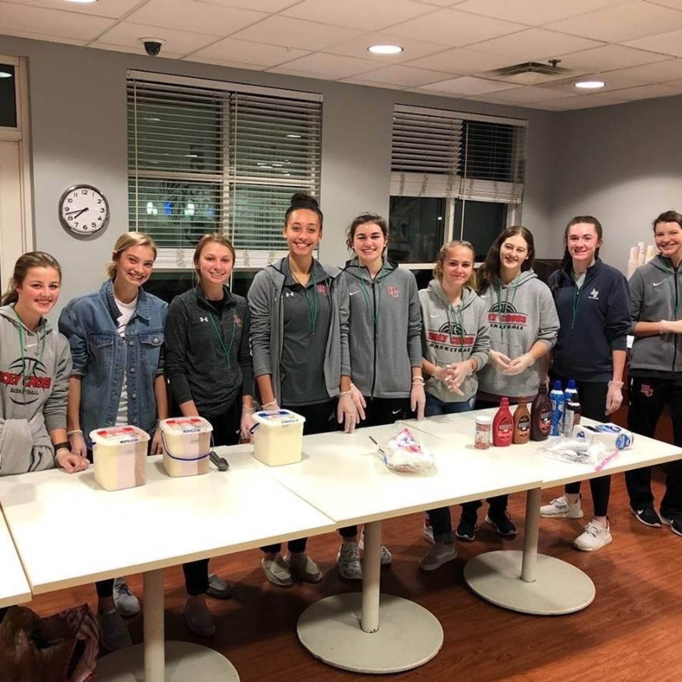 Girls Basketball Ice Cream