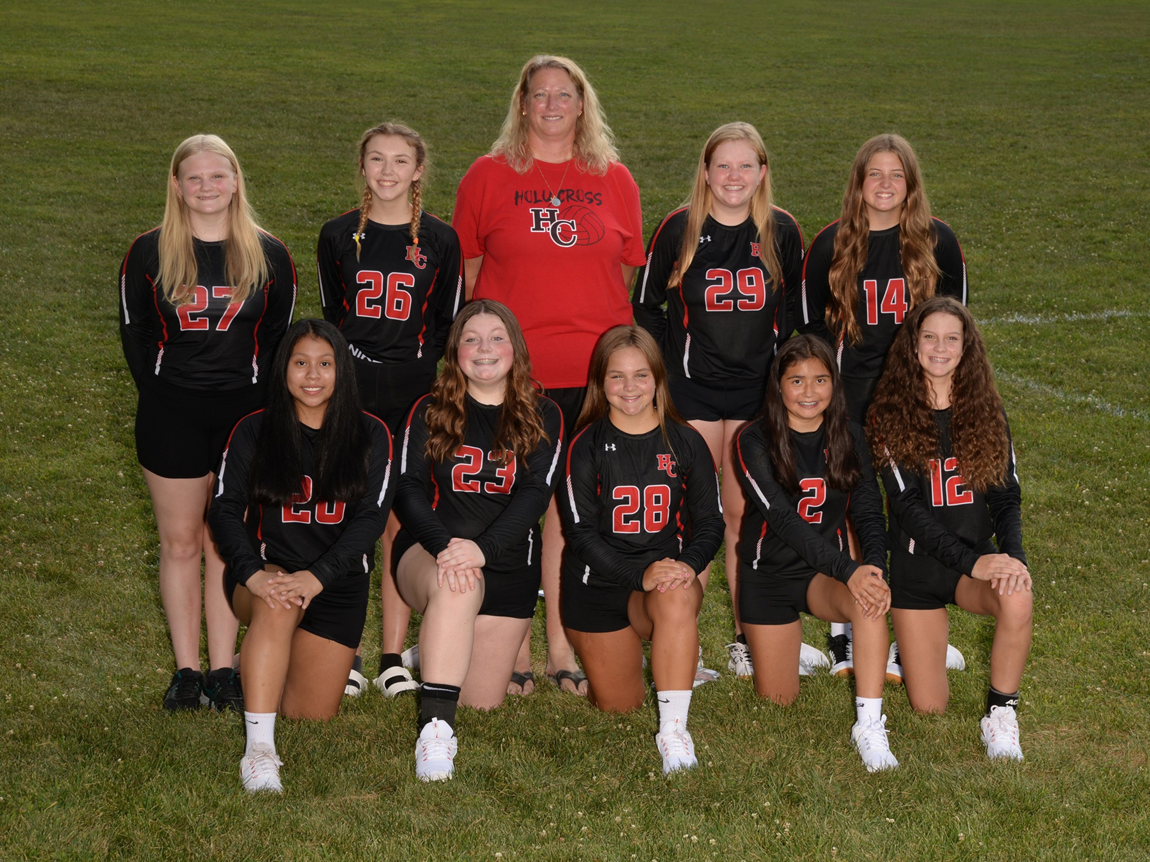 Girls Volleyball Holy Cross District HS